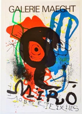 Joan Miro, Sobreteixims, 1973, Original Lithographic Poster, 1973-NRC-1720693