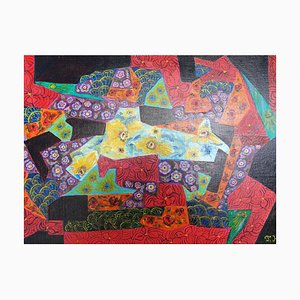 Jocelyne Hoffelt "FLEURS EN PUZZLE " 2020 2020-ICD-677560