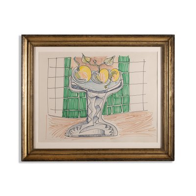 Johann Georg Müller, Still Life, 1981, Paint & Paper, Framed-GCQ-1777891