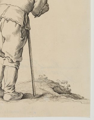 Johann Heinrich Wilhelm Tischbein, Shepherd with a Stick, 1790, Drawing-OJR-1273260