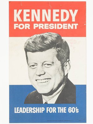 John F. Kennedy Campaign Poster, 1960s-GPP-1277929