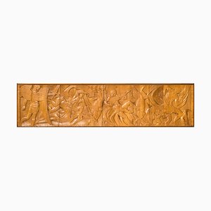 Josep Mundet and Joan Palet, 20th Century, Carved Wood Panel-AOI-1106787