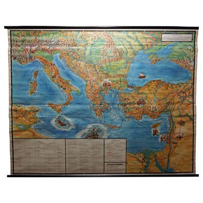 Journey of Apostle Paul Rollable Map Wall Chart-KJP-1149144