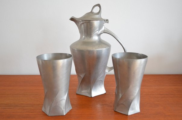 Jug and Cup Set from Kayser Zinn, 1960s, 1900s, Set of 2-OV-541328