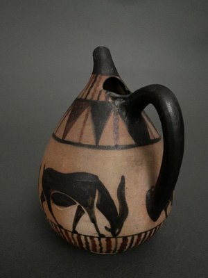 Jug Pitcher Vase with Pear-Shaped Antelopes from Etienne Vilotte, Ciboure-QKG-1704406