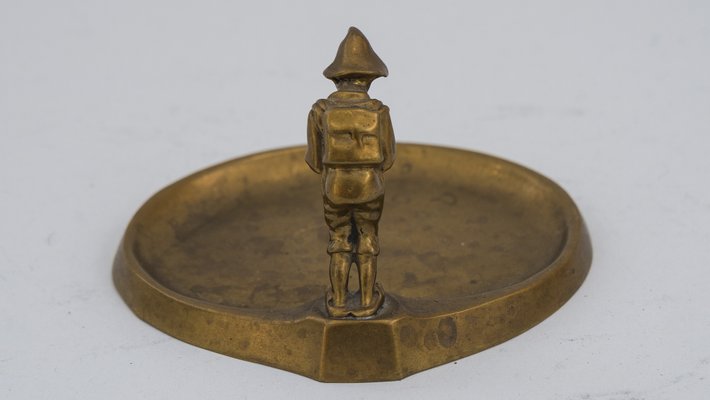 Jugendstil Bronze Ashtray, Vienna, 1905-SPD-742319