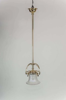 Jugendstil Pendant Lamp with Original Glass Shade, Circa 1908-SPD-899714