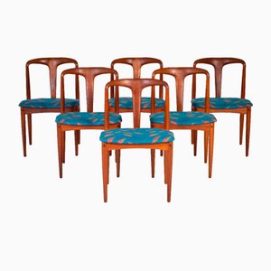 Juliane Chairs by Johannes Andersenf or Uldum Furniture, Denmark, 1960s, Set of 6-ZGQ-1734448