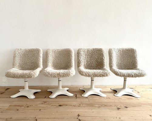 Junior Swivel Chairs by Yrjo Kukkapuro for Haimi, Finland, 1960s, Set of 4-APD-1720931