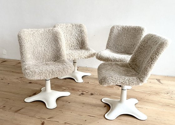 Junior Swivel Chairs by Yrjo Kukkapuro for Haimi, Finland, 1960s, Set of 4-APD-1720931