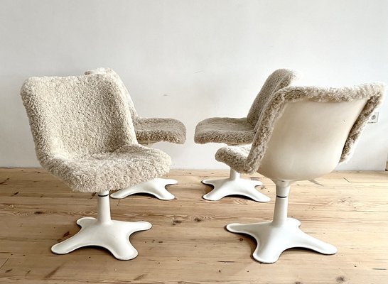 Junior Swivel Chairs by Yrjo Kukkapuro for Haimi, Finland, 1960s, Set of 4-APD-1720931