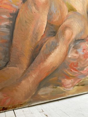 Junod, Oil Painting, Nude Woman, 1950s-LCU-894444