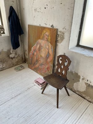 Junod, Oil Painting, Nude Woman, 1950s-LCU-894444