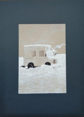 Kamsar Ohanyan, Under the Snow, 2022, Pen on Paper-CHG-1236309