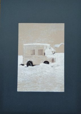 Kamsar Ohanyan, Under the Snow, 2022, Pen on Paper-CHG-1236309