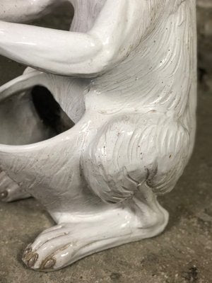 Kangaroo Glazed Earthenware Umbrella Holder, 1970s-RWZ-961169