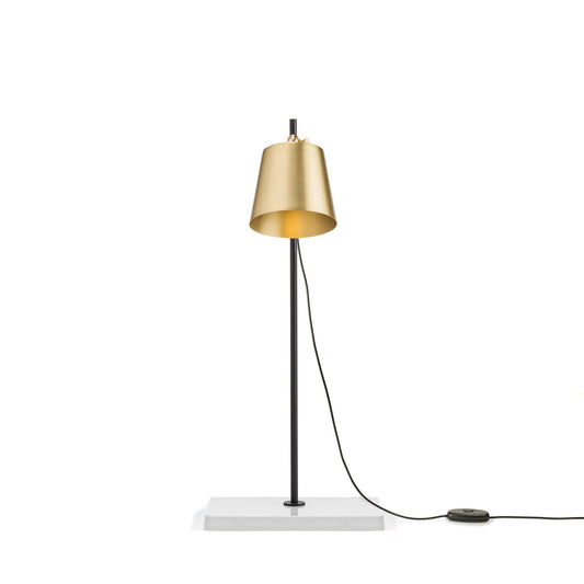 Lab Light Table Lamp by Karakter #Nickel Plated Brass