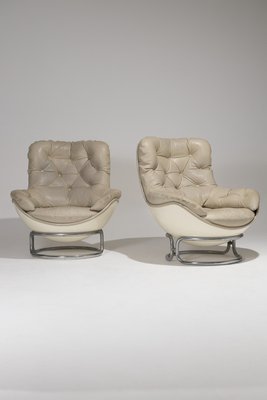 Karate Leather Chair by Michel Cadestin, 1970s-QAC-2035334