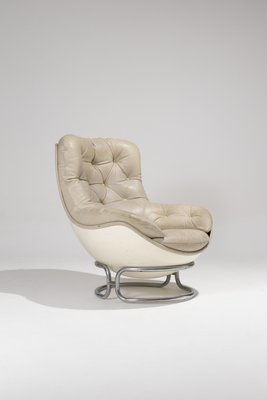 Karate Leather Chair by Michel Cadestin, 1970s-QAC-2035334