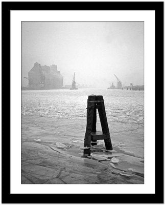 Karl Heinrich Lämmel, Foggy Winter Day at Koenigsberg Harbor, East Prussia, Germany, 1934, Photograph-DYV-1073504