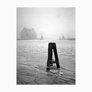 Karl Heinrich Lämmel, Foggy Winter Day at Koenigsberg Harbor, East Prussia, Germany, 1934, Photograph-DYV-1073504