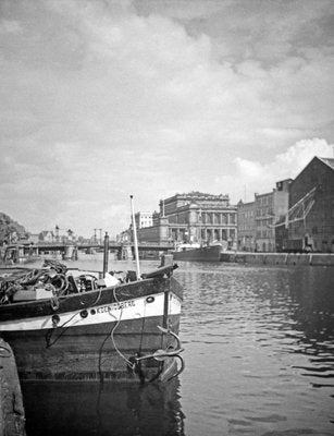 Karl Heinrich Lämmel, River Pregel with Green Bridge and Stock Exchange, Germany, 1934, Photograph-DYV-1073490