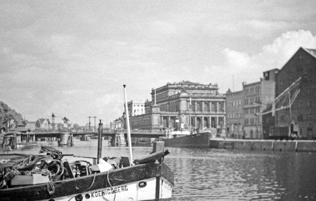 Karl Heinrich Lämmel, River Pregel with Green Bridge and Stock Exchange, Germany, 1934, Photograph-DYV-1073490