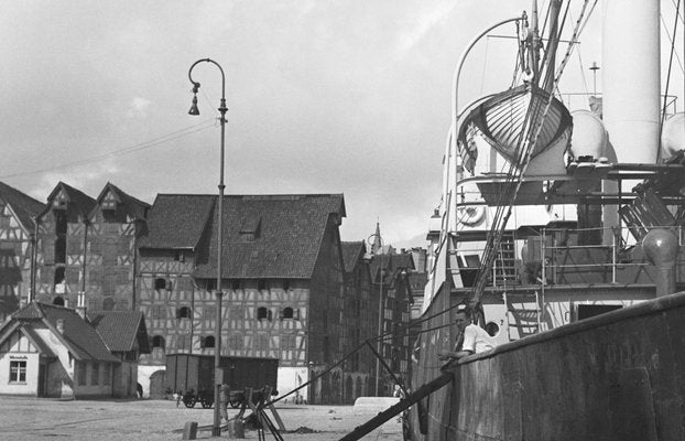 Karl Heinrich Lämmel, Ships at Koenigsberg Harbor in East Prussia, Germany, 1937, Photograph-DYV-1073498