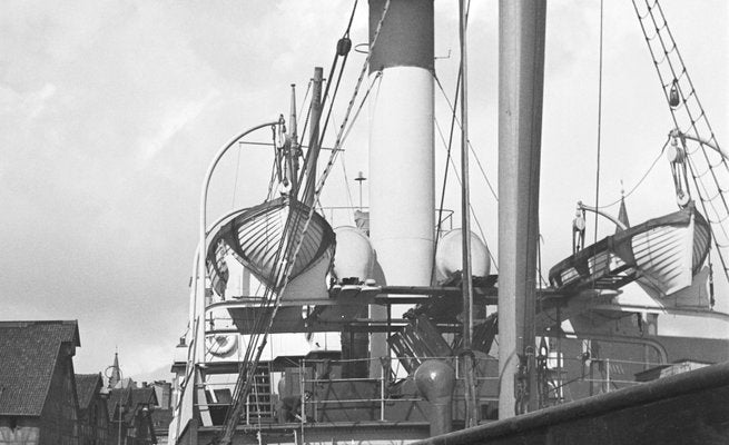 Karl Heinrich Lämmel, Ships at Koenigsberg Harbor in East Prussia, Germany, 1937, Photograph-DYV-1073498