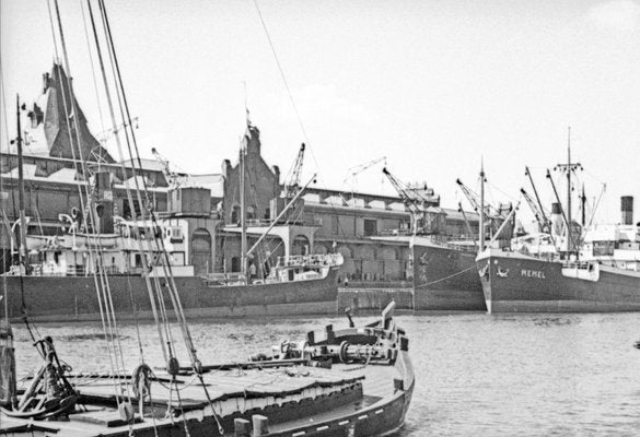 Karl Heinrich Lämmel, Ships at the Inner Harbor of Koenigsberg, Germany, 1934, Photograph-DYV-1073499