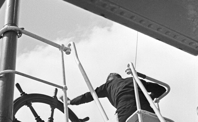 Karl Heinrich Lämmel, Steering Wheel on a Ship, Germany, 1937, Photograph-DYV-1073501