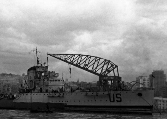 Karl Heinrich Lämmel, Travelling Through Italy, Genova Harbor, Italy, 1939, Photograph-DYV-1073494