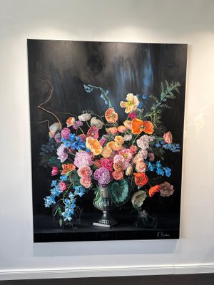 Katharina Husslein, Heaven in a Wild Flower, Oil on Canvas-MDB-1803709