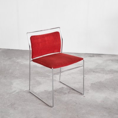 Kazuhide Takahama Tulu Chair in Red Corduroy for Simon International, 1966-LPQ-1747994