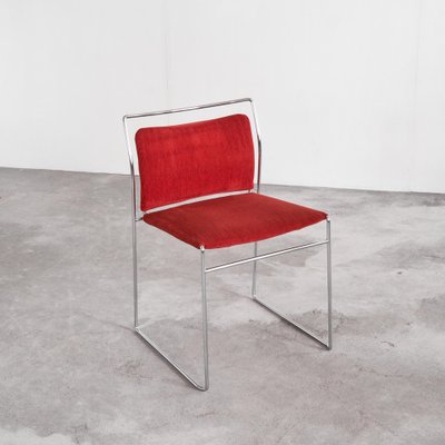 Kazuhide Takahama Tulu Chair in Red Corduroy for Simon International, 1966-LPQ-1747994