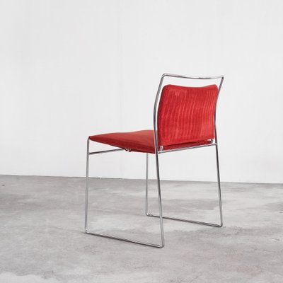 Kazuhide Takahama Tulu Chair in Red Corduroy for Simon International, 1966-LPQ-1747994