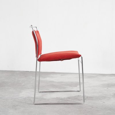 Kazuhide Takahama Tulu Chair in Red Corduroy for Simon International, 1966-LPQ-1747994