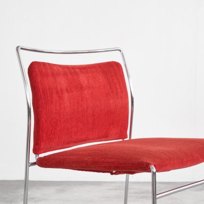 Kazuhide Takahama Tulu Chair in Red Corduroy for Simon International, 1966-LPQ-1747994