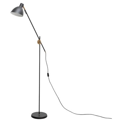 KH #1 Black Raw Brass Floor Lamp from Konsthantverk-WM-1287961