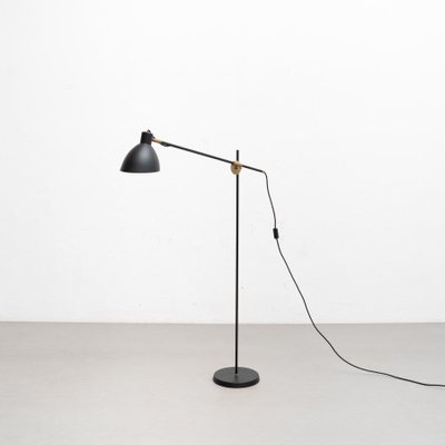 KH #1 Black Raw Brass Floor Lamp from Konsthantverk-WM-1287961