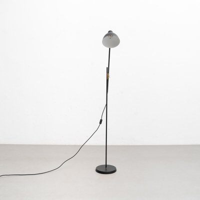 KH #1 Black Raw Brass Floor Lamp from Konsthantverk-WM-1287961