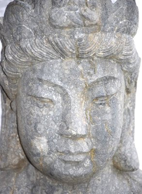 Khmer Artist, Bodhisttra Avalokiteshvara Buddha Sculpture, 18th Century, Basalt-BTG-1798296