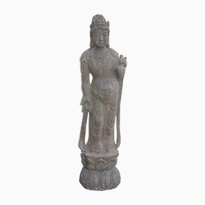 Khmer Artist, Bodhisttra Avalokiteshvara Buddha Sculpture, 18th Century, Basalt-BTG-1798296