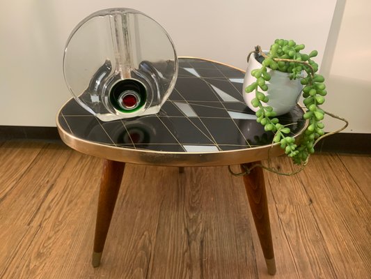 Kidney-Shaped Flower Table or Plant Stand, 1950s-PYR-669621