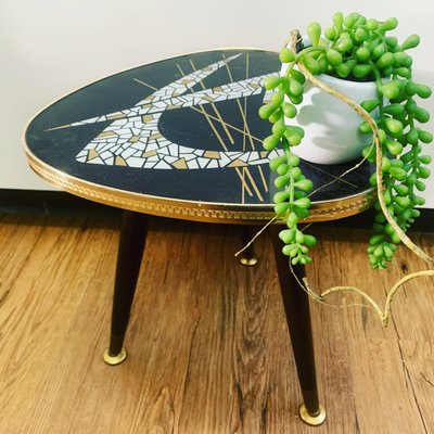 Kidney-Shaped Flower Table or Plant Stand, 1950s-PYR-669615