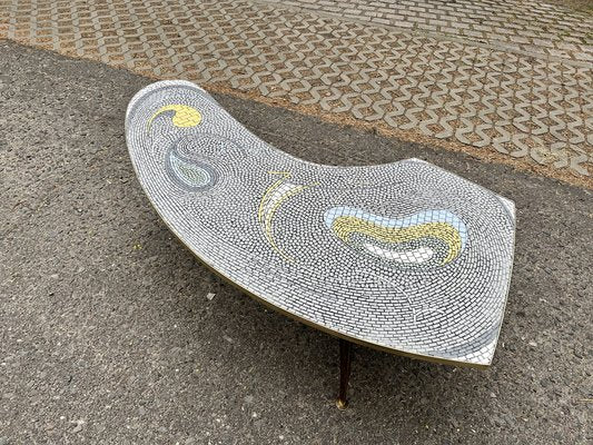 Kidney Side Table with Mosaic Top, 1950s-EBP-1405557