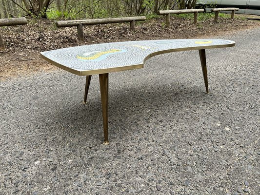 Kidney Side Table with Mosaic Top, 1950s-EBP-1405557