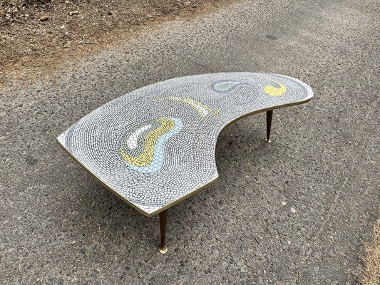 Kidney Side Table with Mosaic Top, 1950s-EBP-1405557