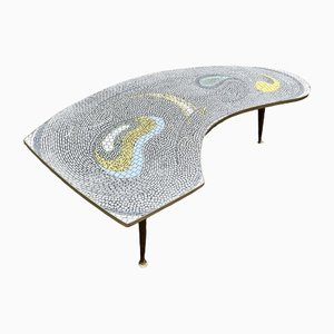 Kidney Side Table with Mosaic Top, 1950s-EBP-1405557