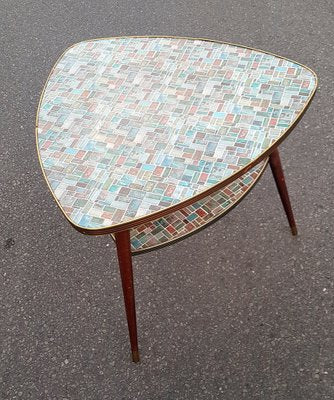 Kidney Table with Mosaic Pattern, 1950s-QDP-1382322